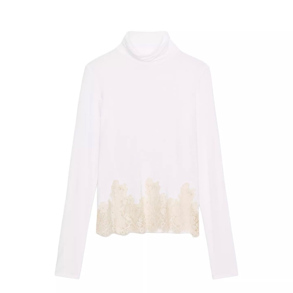 Zara Combination Lace T-Shirt